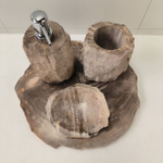 Набор из окаменелого дерева 4 предм Fossil Set NF-63282 поднос 149