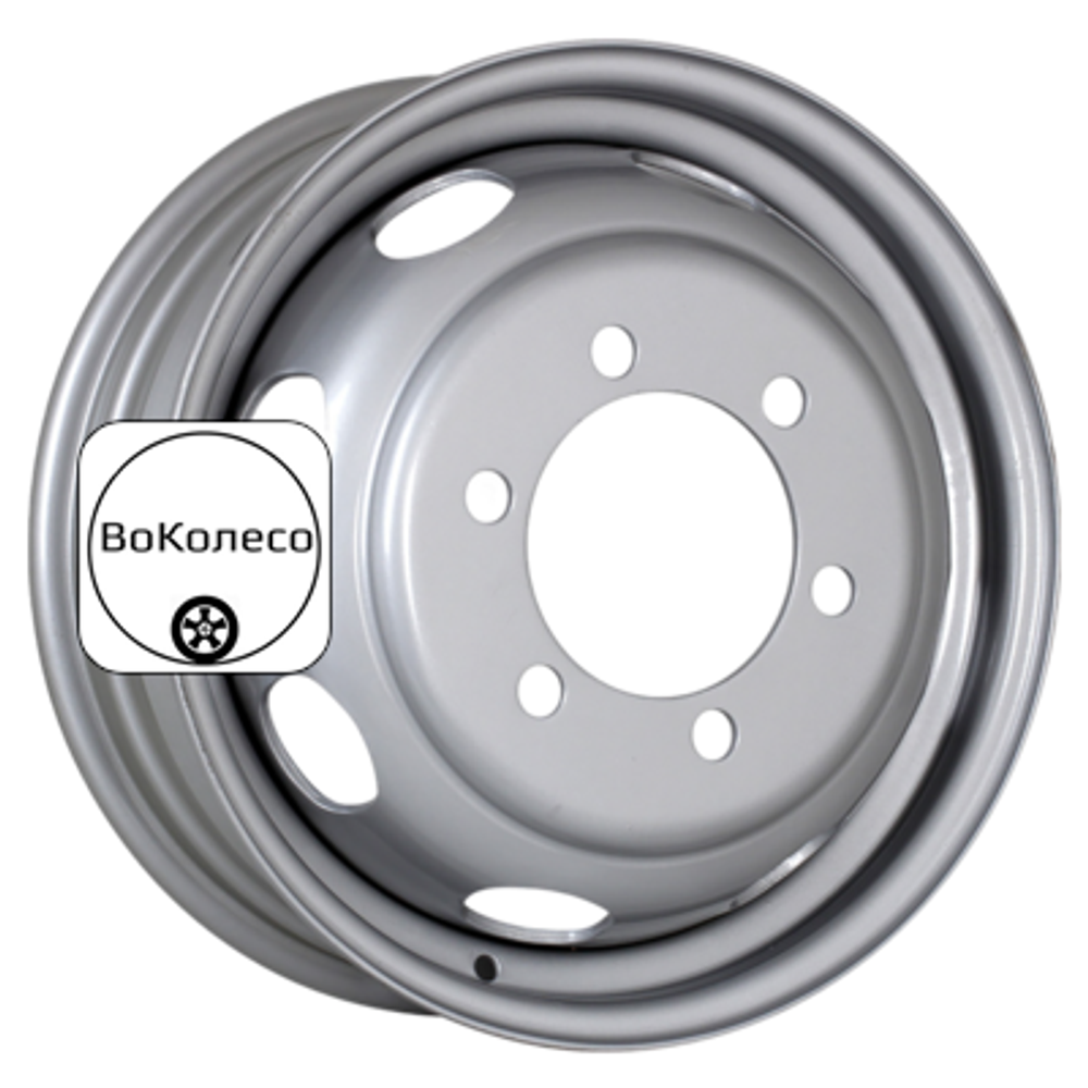 6,5x16/6x170 ET106 D130 Газель Соболь Silver 1 250 кг 3166580-WIZ RoadWiz