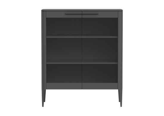 Витрина Type стеклянная высота 120 см (темно-серый)