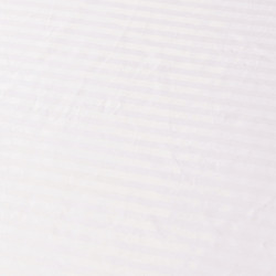 Простыня Страйп Сатин Однотонный Отель белый 100% хлопок на резинке 1x1 RR1CTH03616030