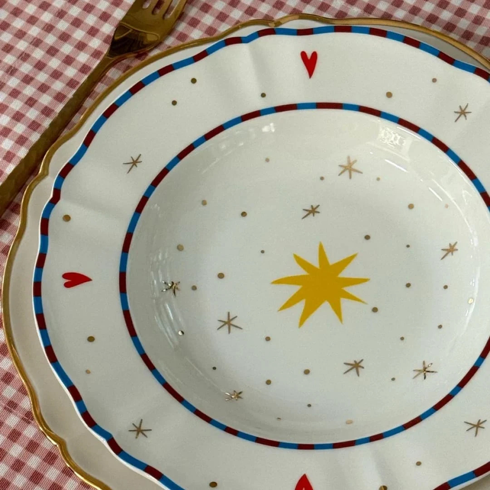 BITOSSI HOME Тарелка глубокая Star 23см