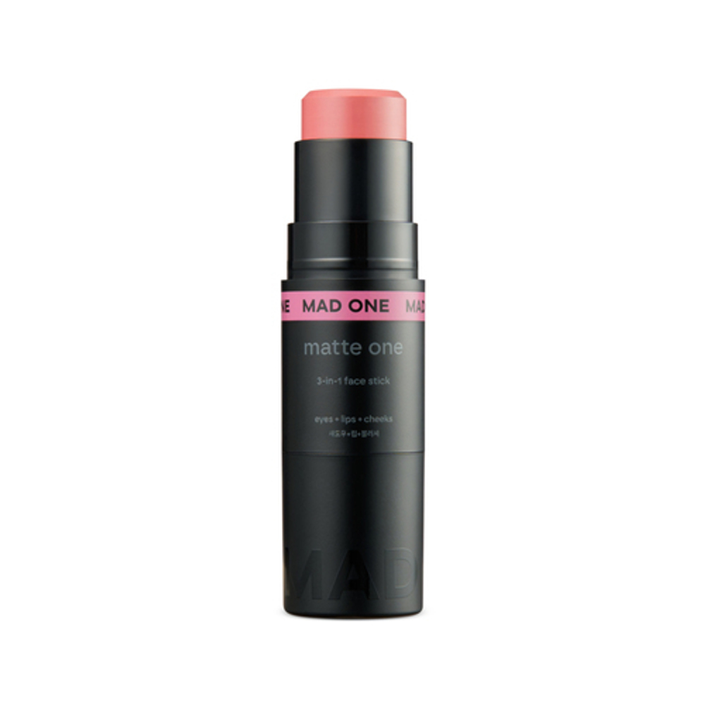 MAD ONE Мультифункциональный стик для лица - 3-in-1 face stick eyes + lips + cheeks, dusty rose, 33г