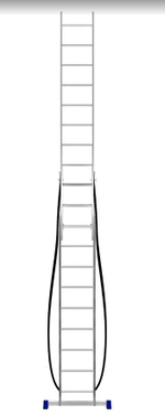 Лестница алюмин.  2секц* 11ступеней (3,12м-5,07м) / МОНТАЖНИК