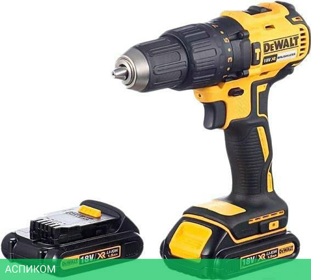 Дрель-шуруповерт DeWalt DCD778S2T-QW кейс