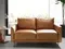 Двухместный диван Angel Cerda 5607-2P, коричневая кожа