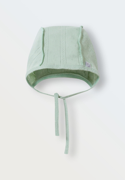 Чепчик из ажура (аква)