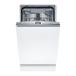 Встраиваемая посудомоечная машина Bosch SPV4HMX10E, узкая, 10 комплектов, 6 программ, защита от протечек, белая