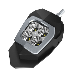 Зеркало заднего вида Aurora 2" дальнего белого света ALO-W-4.5-P4T3