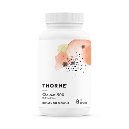 Thorne Research, Красный дрожжевой рис, Choleast-900, 120 капсул