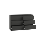 МС Мадера Комод К6М 1200*775*420 (лдсп графит новый)