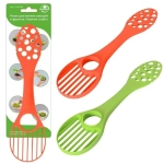 Резак для мягких овощей и фруктов Тропик слайс, 22см. 2 цв.