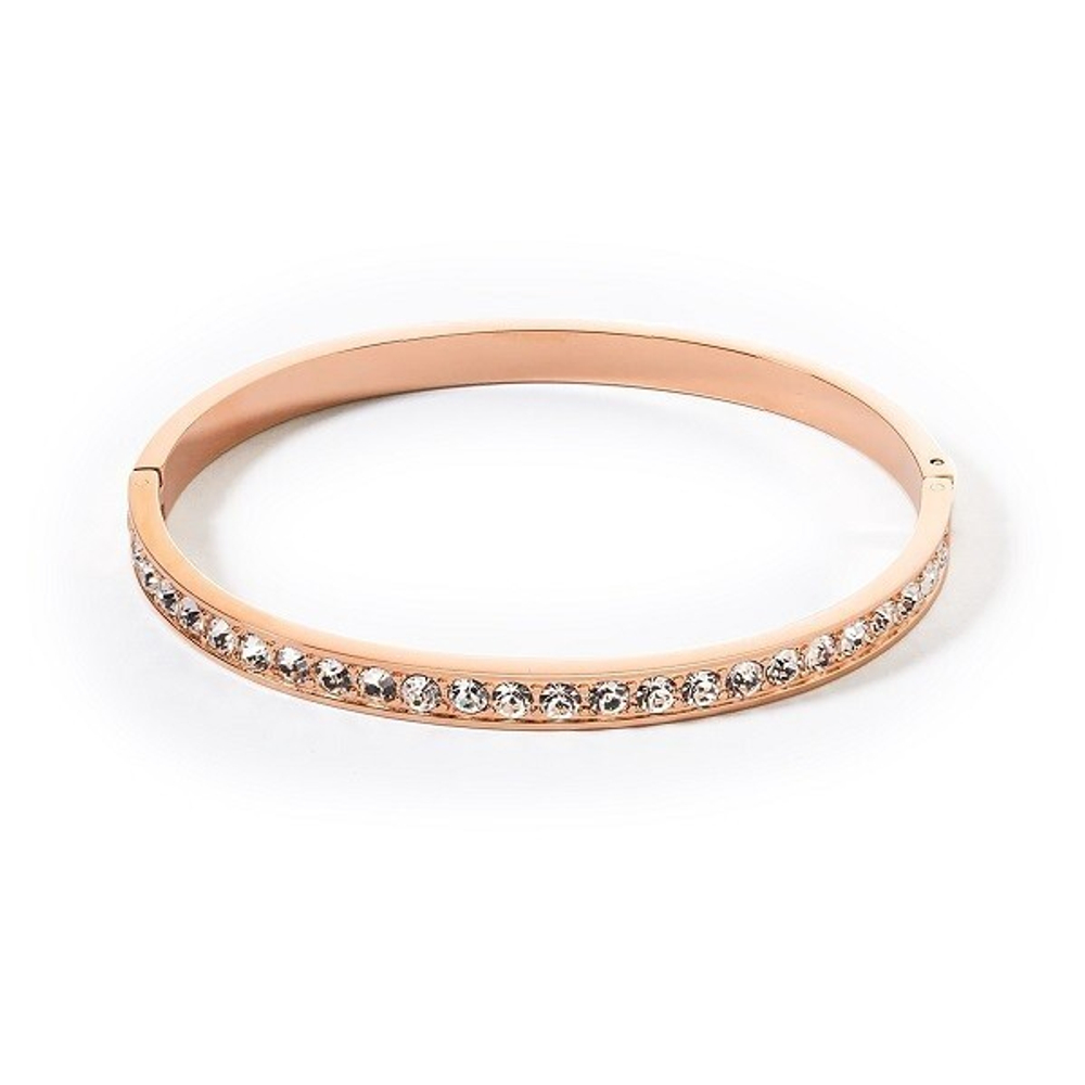 Браслет Coeur de Lion Crystal-Rose gold 17 см 0131/33-1822