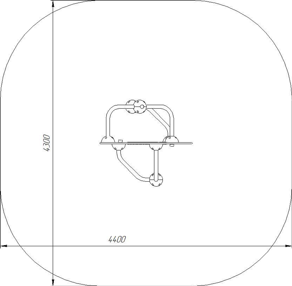 Детский уличный спортивно-игровой комплекс серия "Сфера" Romana 057.12.00