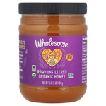 Wholesome Sweeteners, Органический сырой мед, 454 г (16 унций)