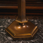 Пара больших винтажных настольных ламп в классическом стиле