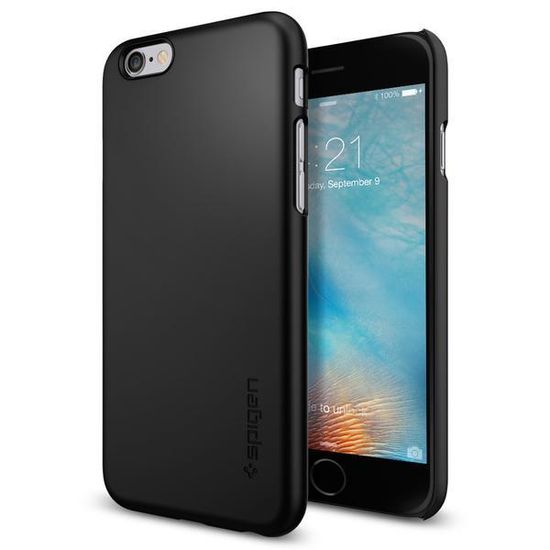 Spigen SGP Case Thin Fit for iPhone 6 / 6S Black SGP11592
