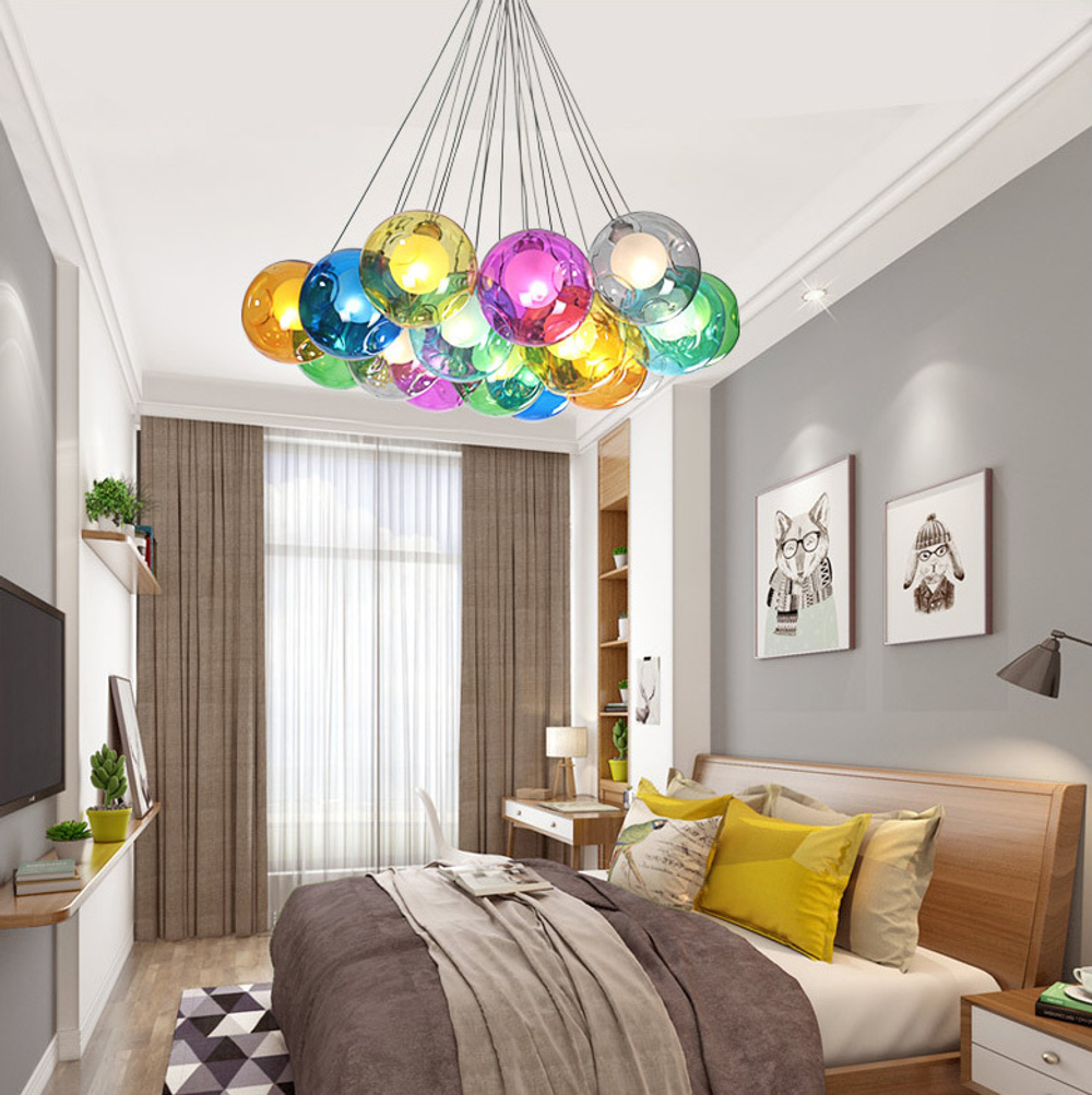Pendant design lamp  28.37 by Bocci (Multicolored)