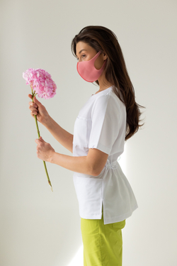 Блуза женская м65-2 liberty комфорт белый