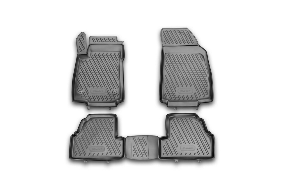 Коврики Standard, 3D в салон для CHEVROLET Tracker, 2013- , 4 шт. (полиуретан, чёрные) Element.CARCHV00041