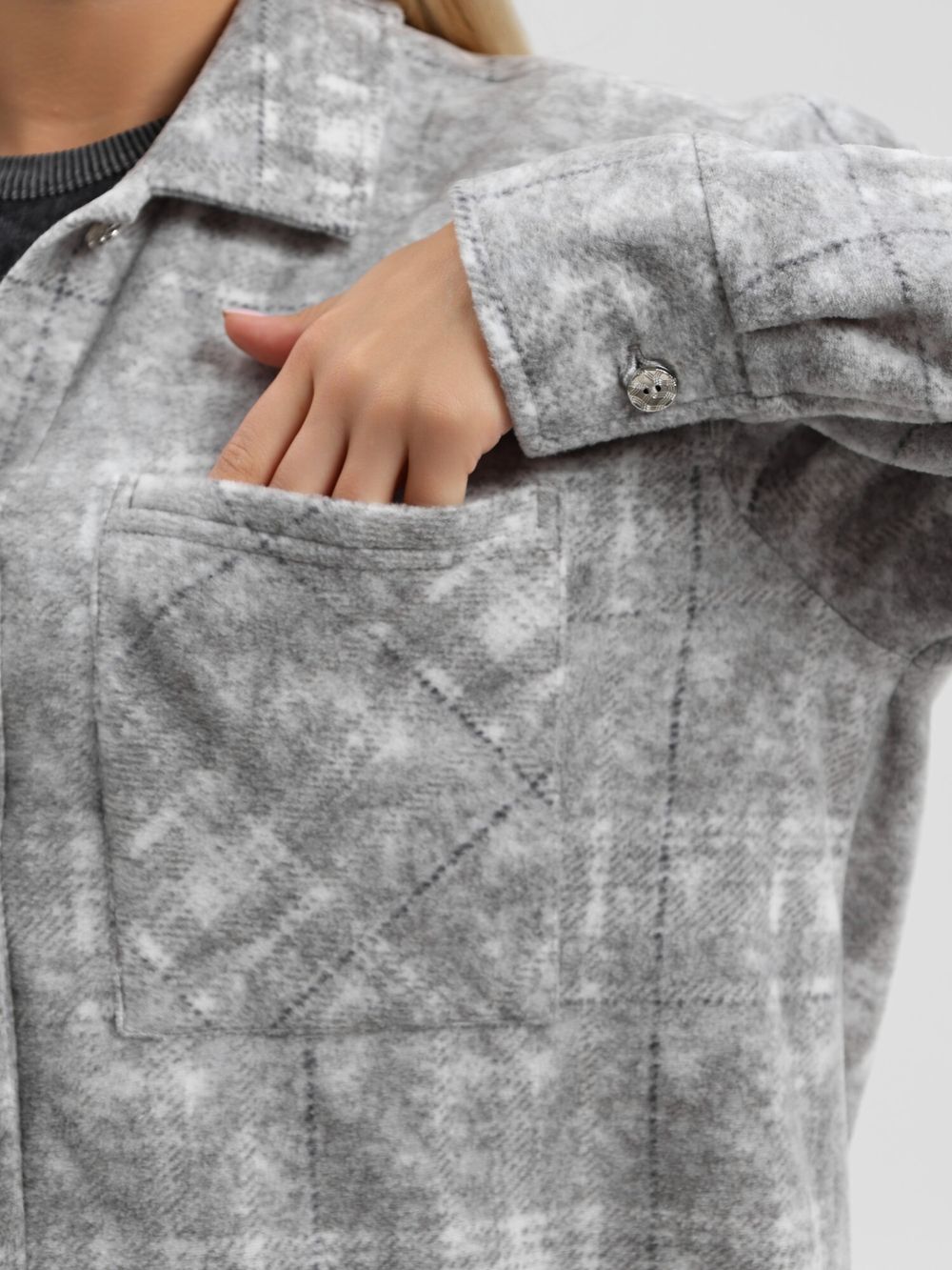 Рубашка Вселенная Виотекс СЕРЫЙ