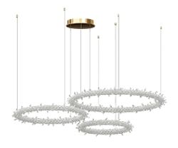 Kink Light 07875-80+60+40P,36(3000K) Подвес Лиам латунь