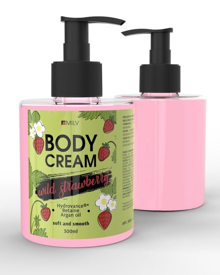 Крем для тела "Земляника". 300 мл.