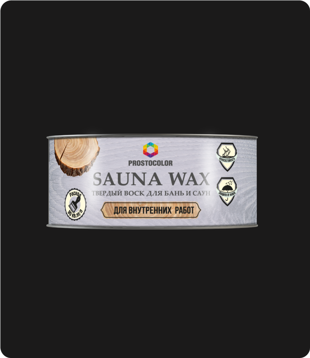 101310-1 Воск для бань и саун SAUNA WAX PROSTOCOLOR 0,3 л