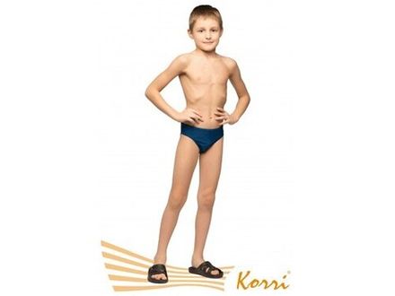 Плавки детские однотонные цвет космос размер 40 Korri :П22-011 #30148