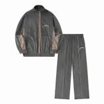 Брюки Ymkashix Велюровые Puff серые