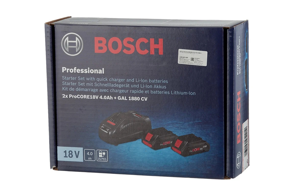 Набор Bosch аккумулятор + ЗУ (6GF)