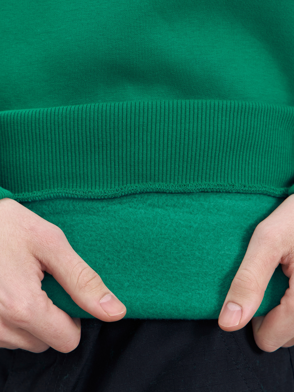 Худи с начесом (зеленый)