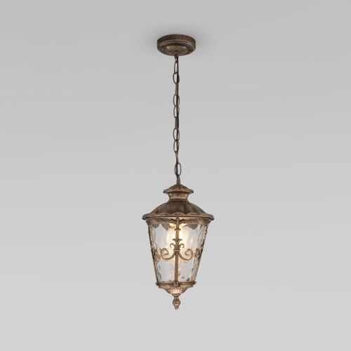 Diadema H черное золото уличный подвесной светильник IP44 GLYF-8046H