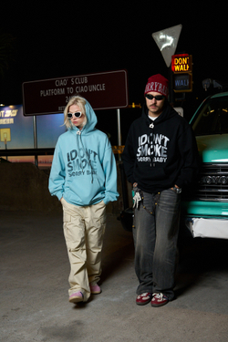 Худи DONSMOKE "Shabby Logo" Loose fit Hoodie