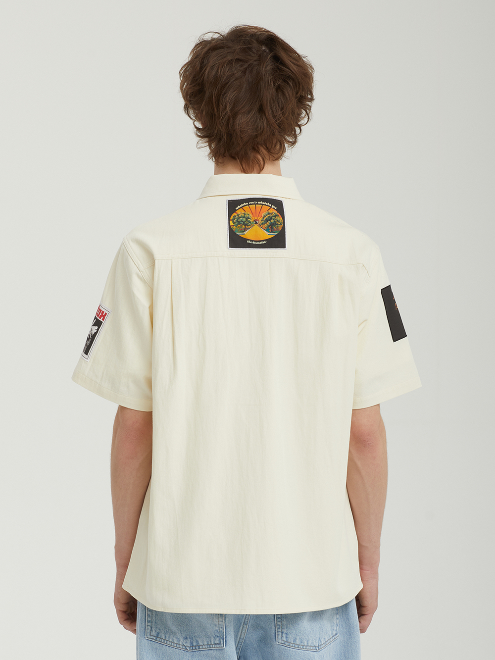 Мужская Рубашка Stax Patches Button Up