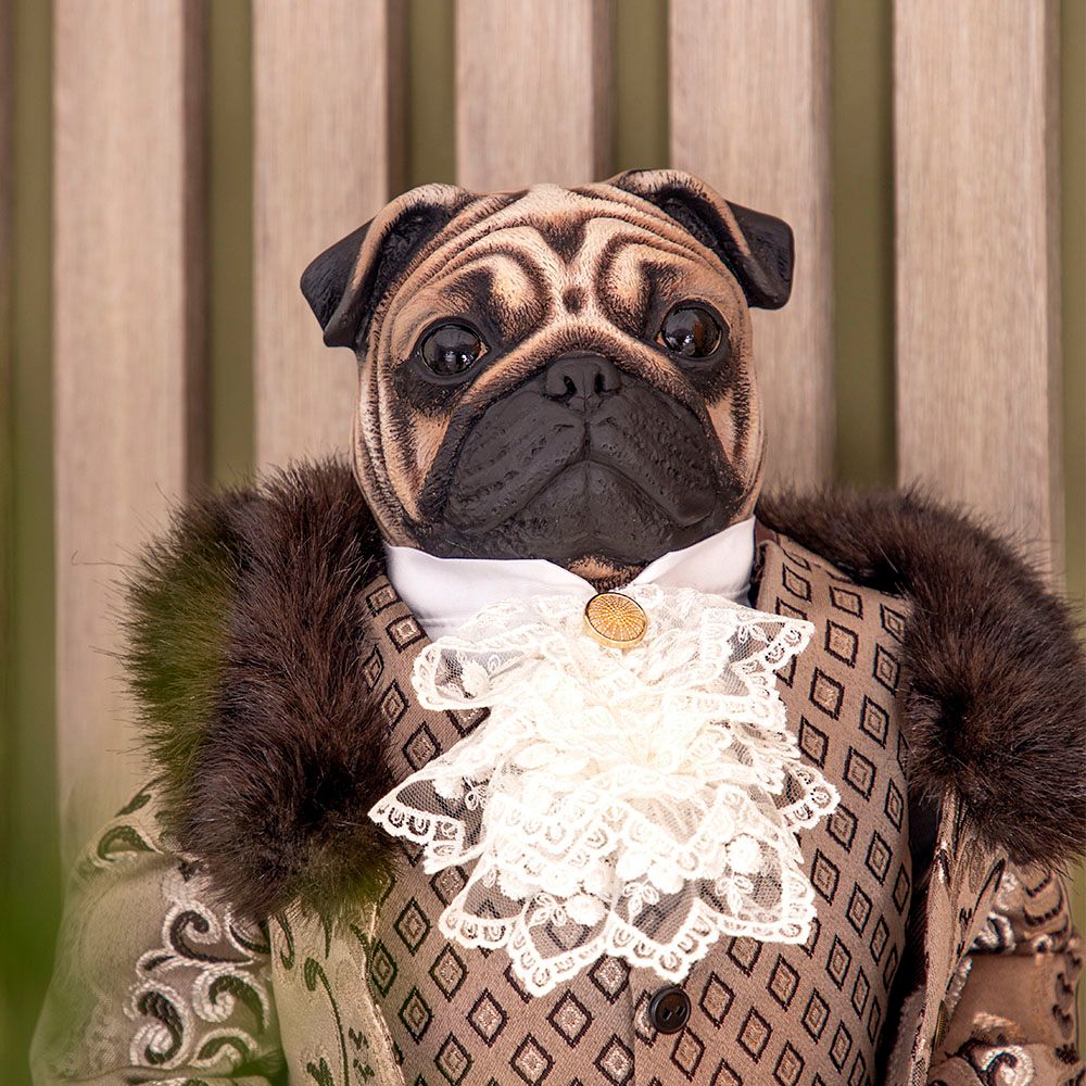 Кукла коллекционная Мопс Джеймс