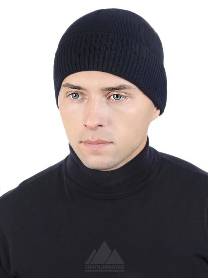 Шапка муж ШМ-02 с отворотом