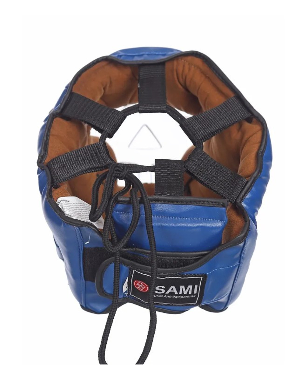 Шлем для единоборств с пластиковой маской ISA синий