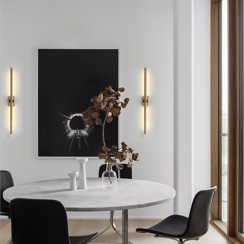 Бра Cloyd LINEAS-B W1 / выс. 60 см- 4000K - латунь (арт.20219)