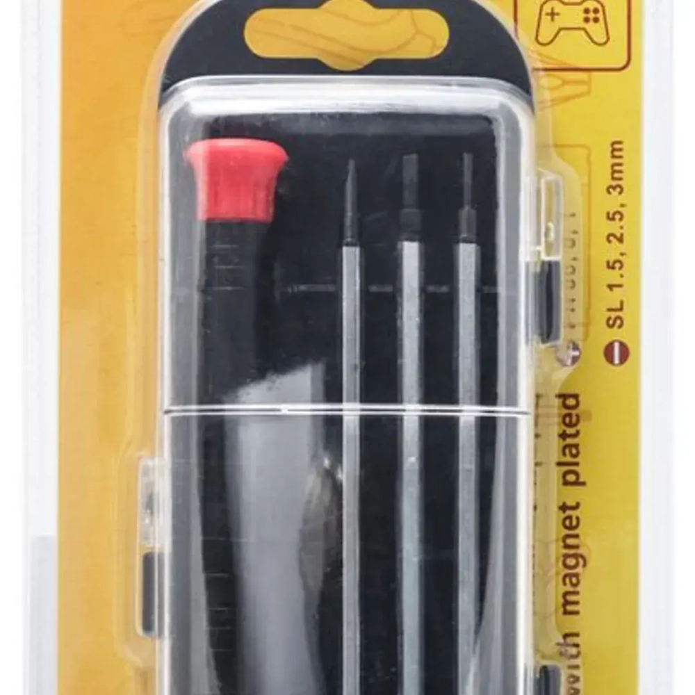 Отвертка со сменными насадками 4пр.(PH00,PH0,PH1,SL 1.5,SL 2.5,SL 3) KingTul kraft KT3034K