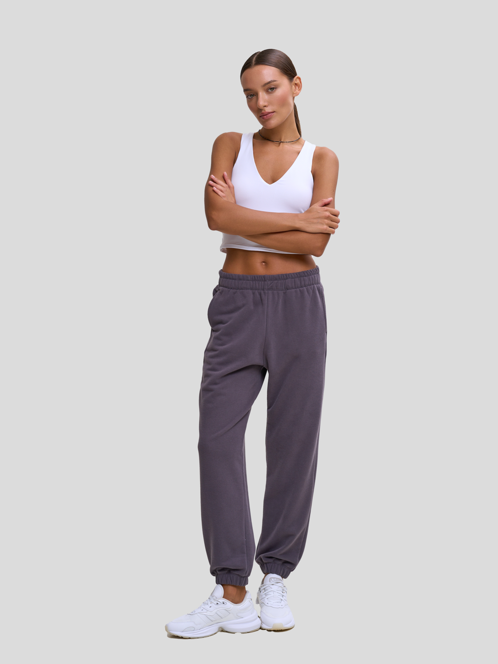 Джоггеры "Clooney Deep Grey Fleece»