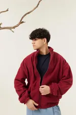 Куртка Called a Garment Флисовая FCF Logo Jacketvol.2 вишневая