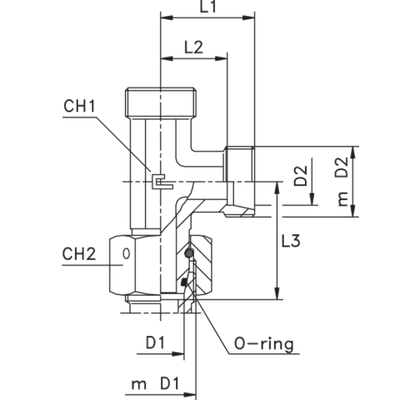 Соединение PNL DL10 16х1.5 DS10 18х1.5 (корпус)