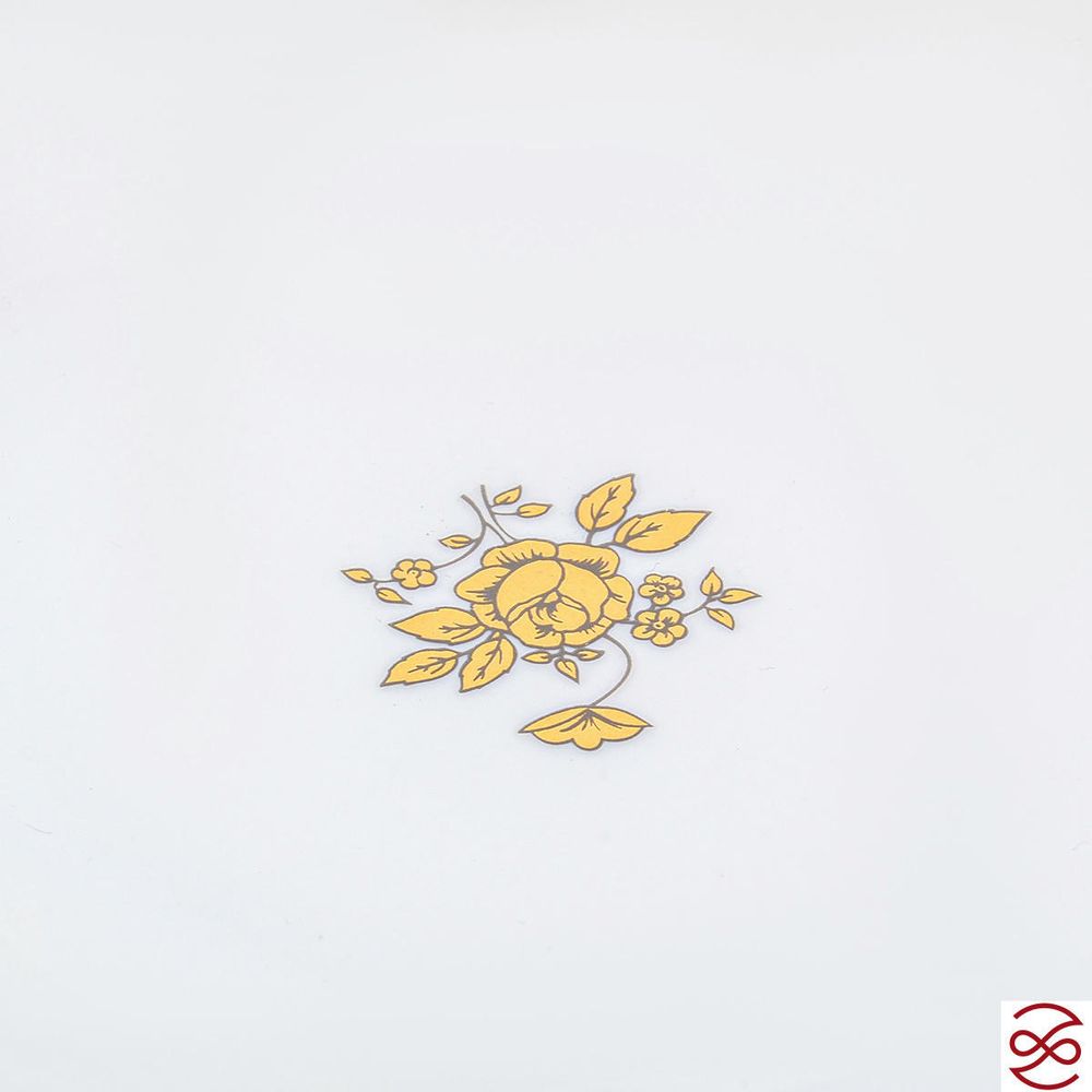 Набор салатников Queen's Crown Золотая роза 16 см (6шт)