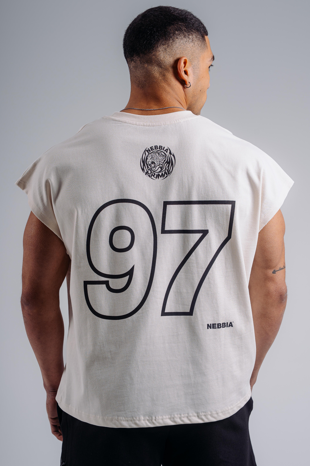 Майка Oversized Tank Top '97 PRIMAL 873 Кремовая
