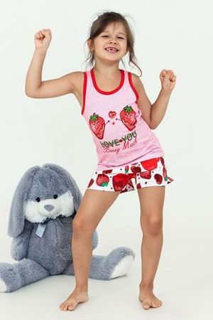 Пижама с шортами для девочки 21507