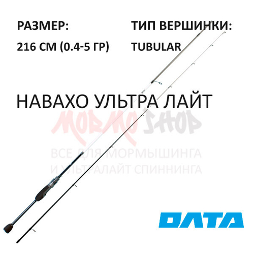Спиннинг НАВАХО Ультра Лайт 216 см 0.4-5 гр карбон 40Т от ОЛТА