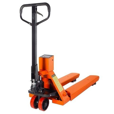 Тележка гидравлическая с весами 3000 кг 1150 мм полиуретановые колеса TOR CBY-CW2 (серия N)