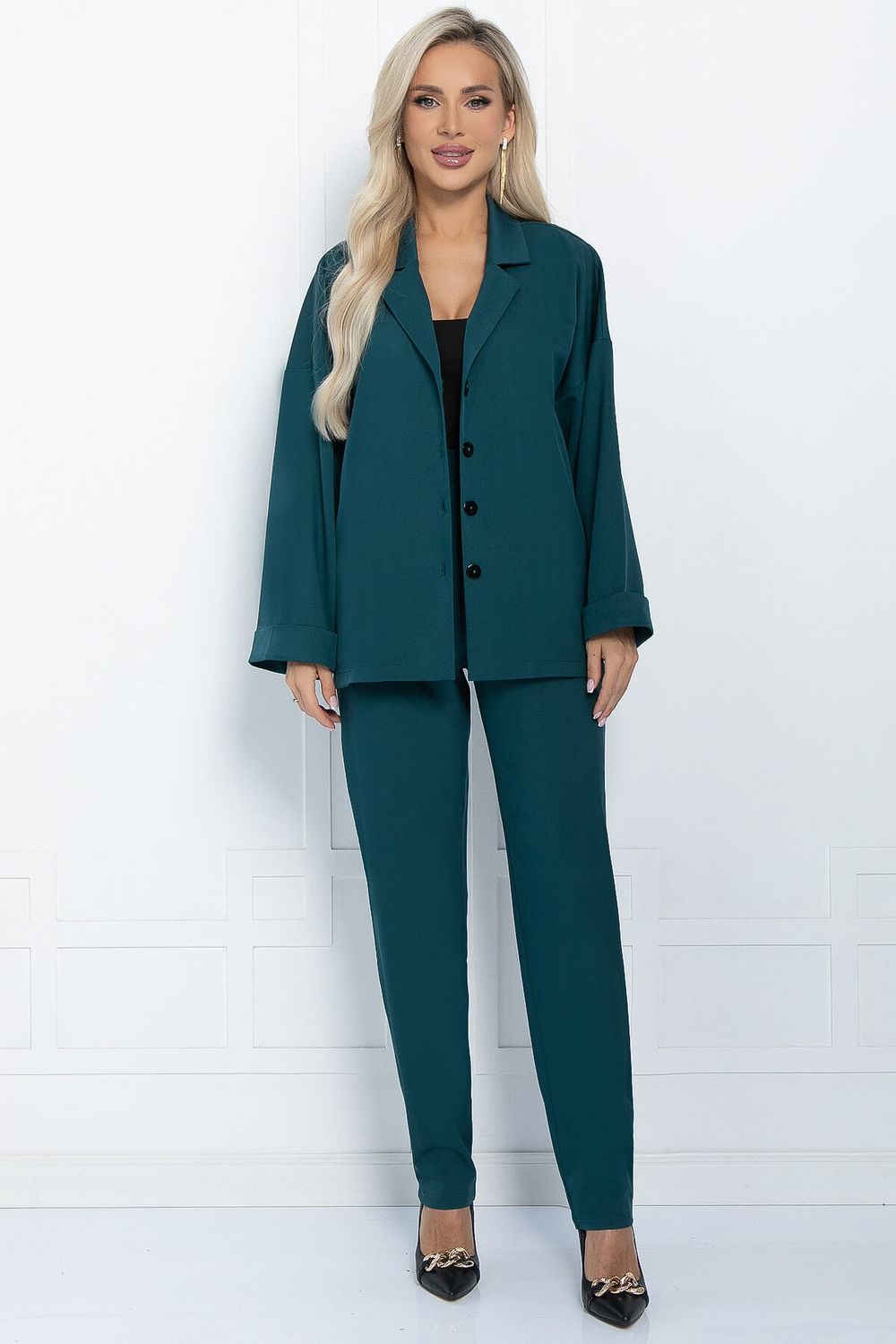 Костюм Ирвин НЬЮ (изумруд) К11343 LT Collection