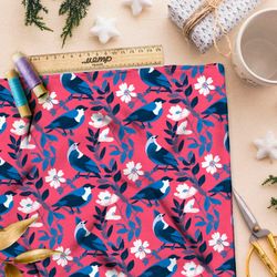 Ткань Барби цветущий сад