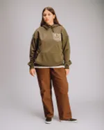 Худи Подполье Flag хаки